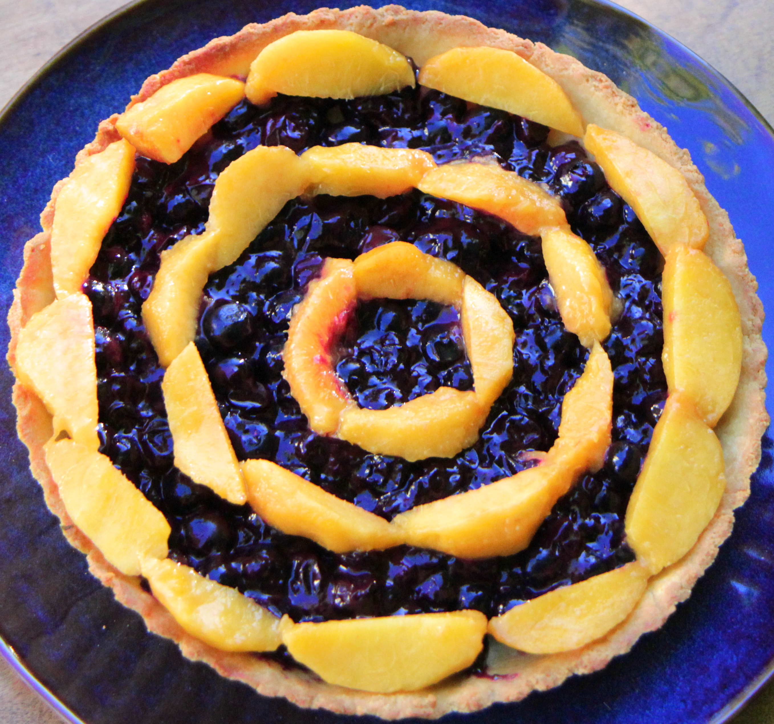 blueb peach tart 1