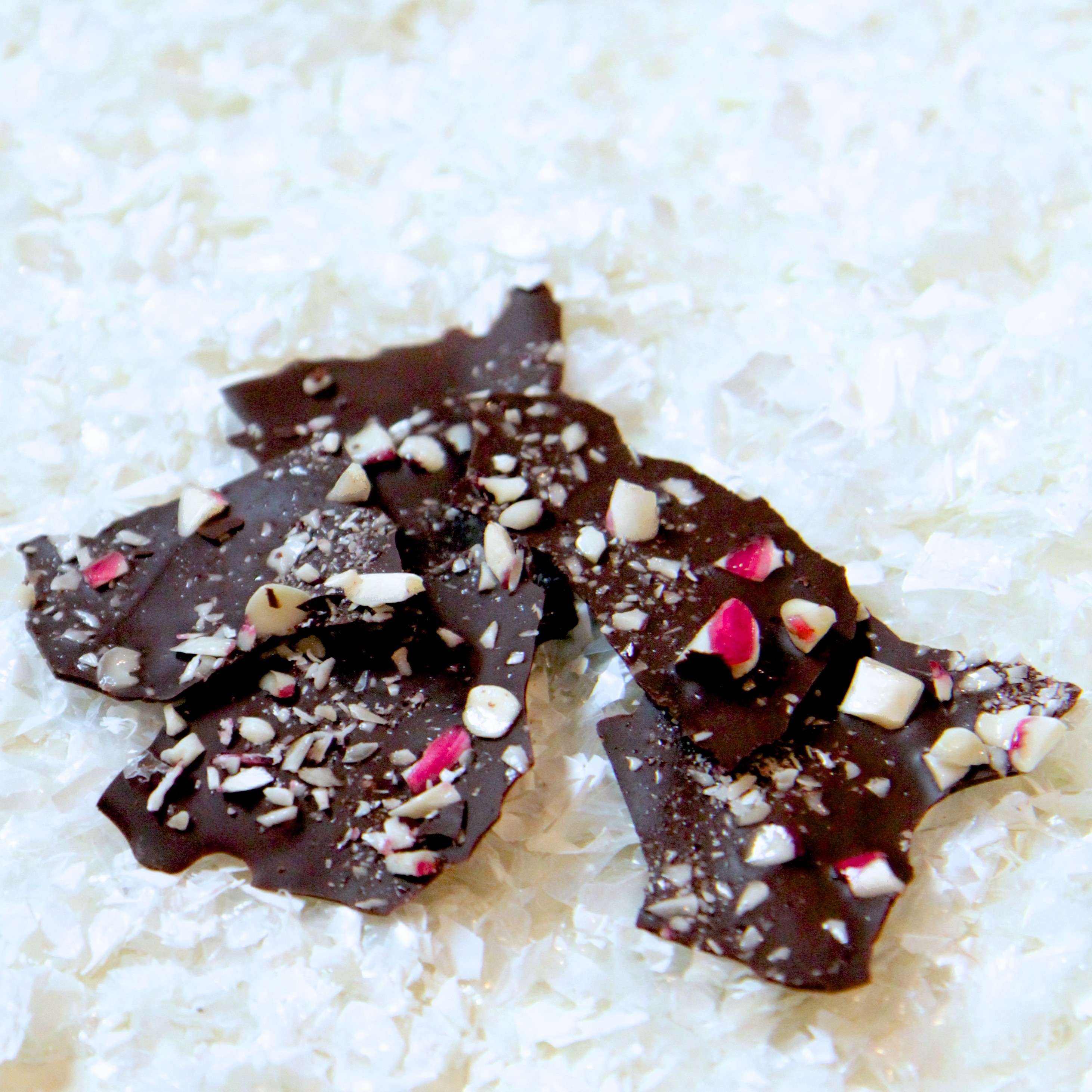 dark choc peppermint bark for recipe