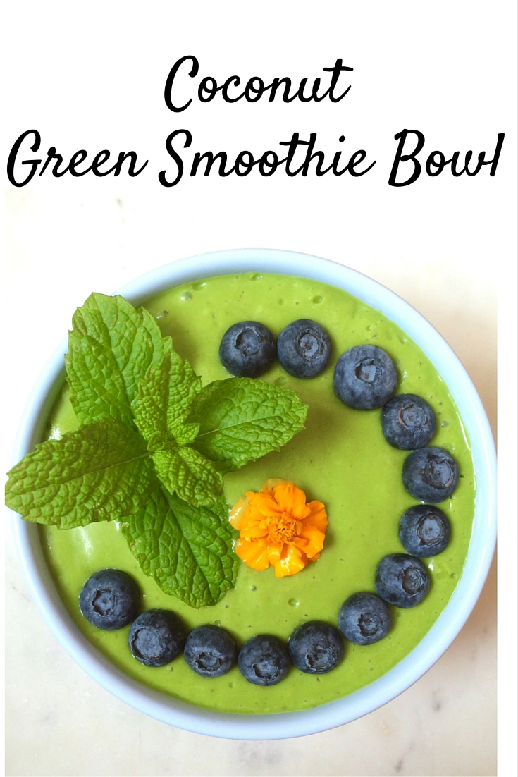 Coconut Green Smoothie Bowl