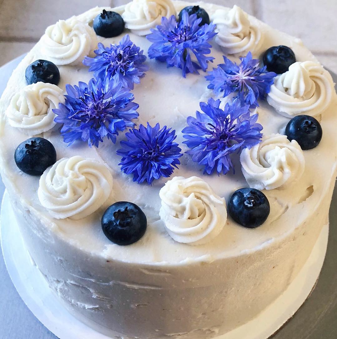 Emmy S Lemony Blueberry Birthday Cake Whole Girl Whole Girl